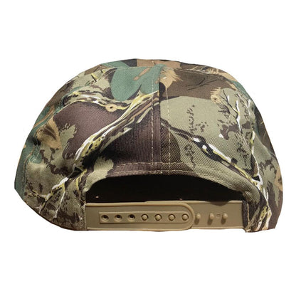 Cotton Twill Camouflage Camo 5 Panel Baseball Hats Caps Hunting Fishing Woodland-Green Tree Camo-