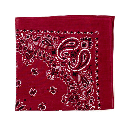 1 Dozen Bandanas Assorted Paisley 100% Cotton Cloth Face Mask Scarf Washable-Dark Colors - Assorted-