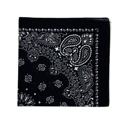 1 Dozen Bandanas Assorted Paisley 100% Cotton Cloth Face Mask Scarf Washable-Dark Colors - Assorted-