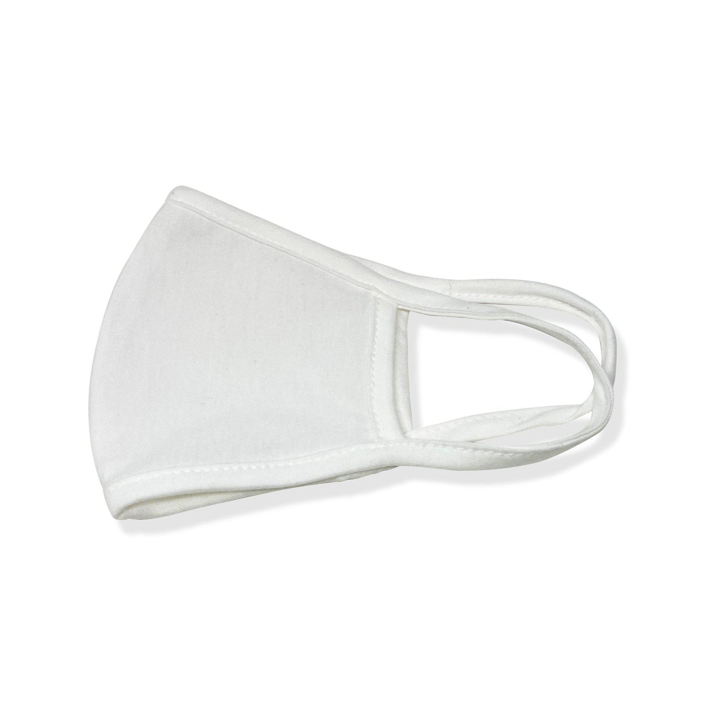 Cotton Face Mask Single Ply Washable Reusable Soft Cloth Masks Mouth Nose Ear-Black-