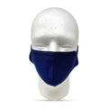 Cotton Face Mask Single Ply Washable Reusable Soft Cloth Masks Mouth Nose Ear-Navy-
