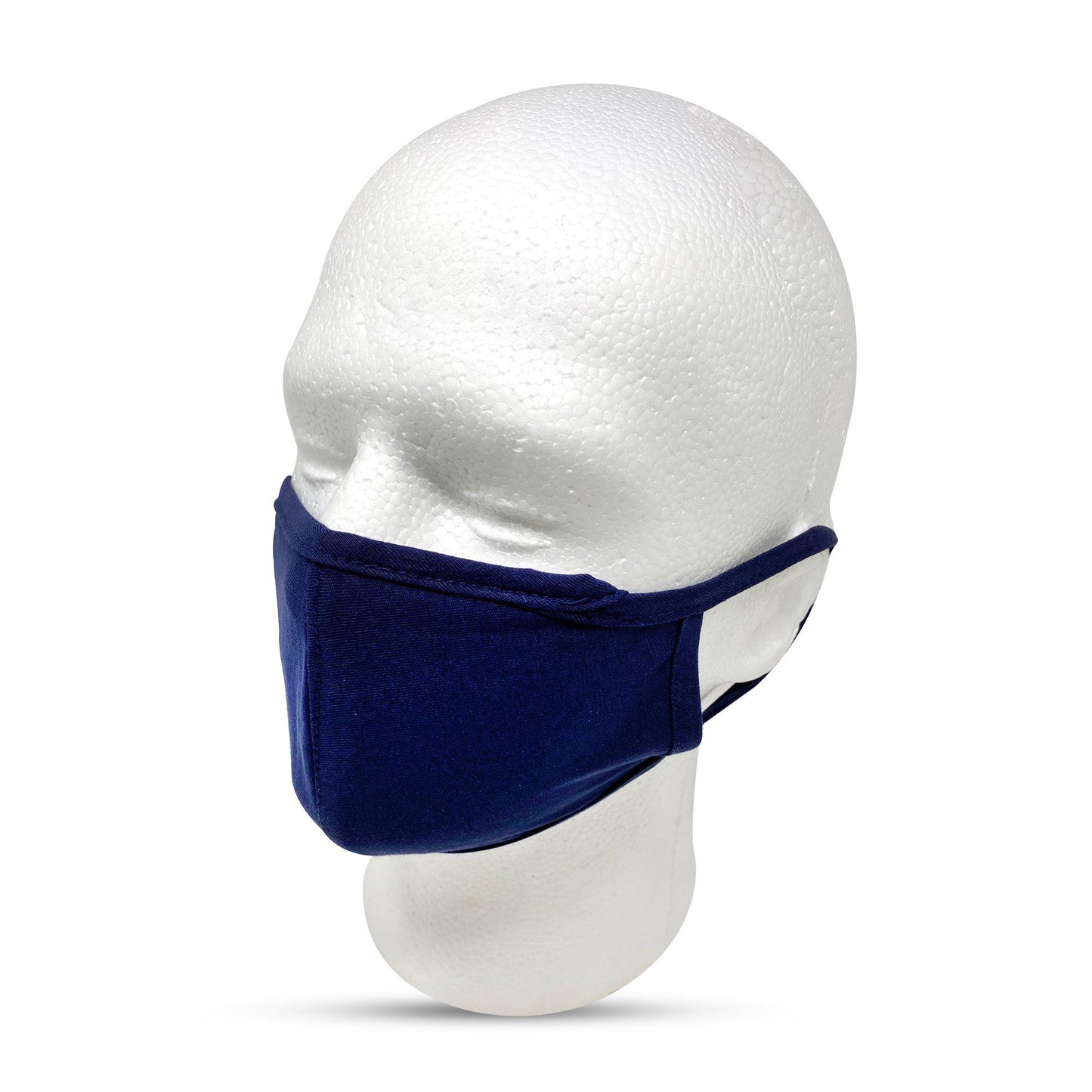 1 Dozen Cotton Face Mask Single Ply Soft Promotional Masks Wholesale Bulk Lot-Black-