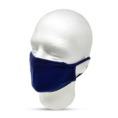 1 Dozen Cotton Face Mask Single Ply Soft Promotional Masks Wholesale Bulk Lot-Black-