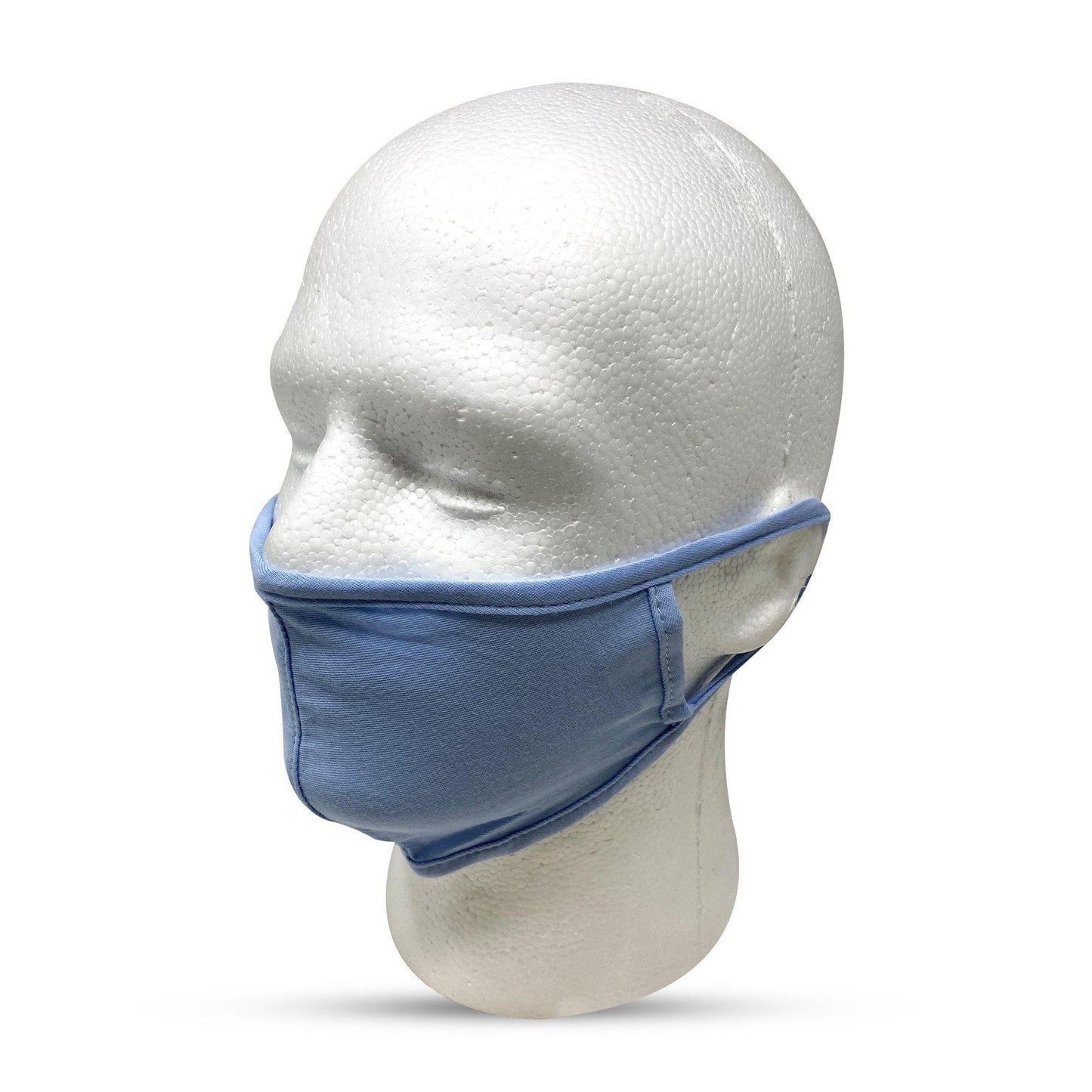 1 Dozen Cotton Face Mask Single Ply Soft Promotional Masks Wholesale Bulk Lot-Black-