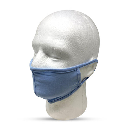 1 Dozen Cotton Face Mask Single Ply Soft Promotional Masks Wholesale Bulk Lot-Black-