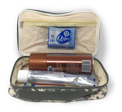 Travel Accessories Toiletry Cosmetics Shaving Kit Pouch Bag Army Camouflage-