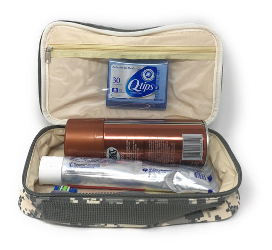 Travel Accessories Toiletry Cosmetics Shaving Kit Pouch Bag Army Camouflage-