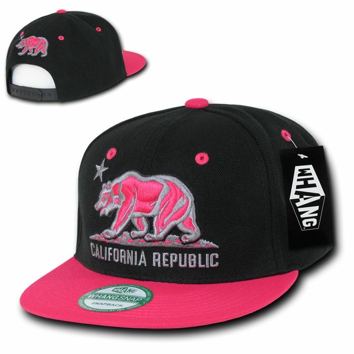 2 Dozen Flat Bill California Cali Republic Bear Snapback Caps Cap Hats Wholesale-