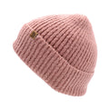 Empire Cove Womens Ribbed Knit Cuff Beanie-Dusty pink-