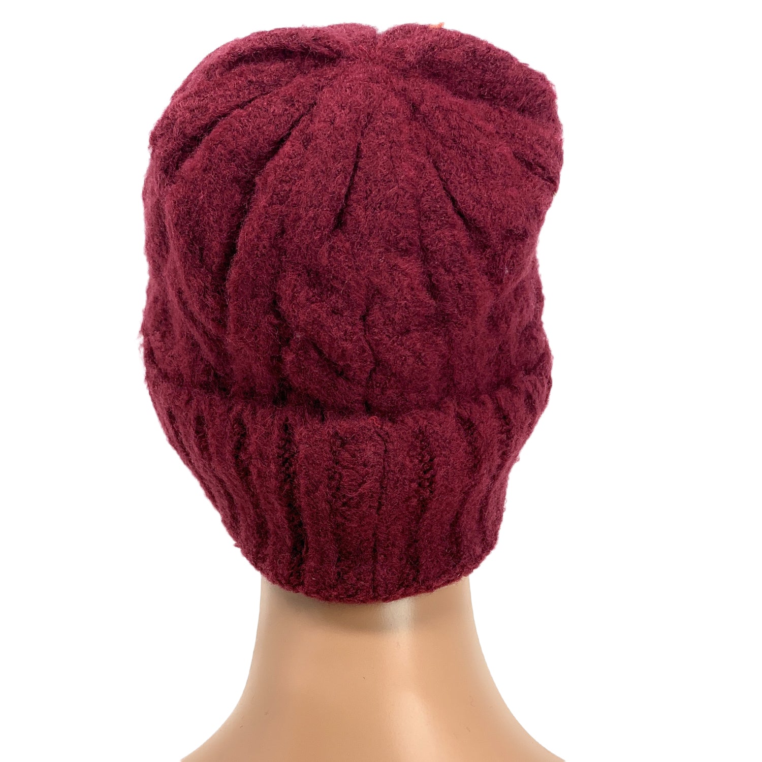 Empire Cove Winter Cable Knit Cuff Beanie-Black-