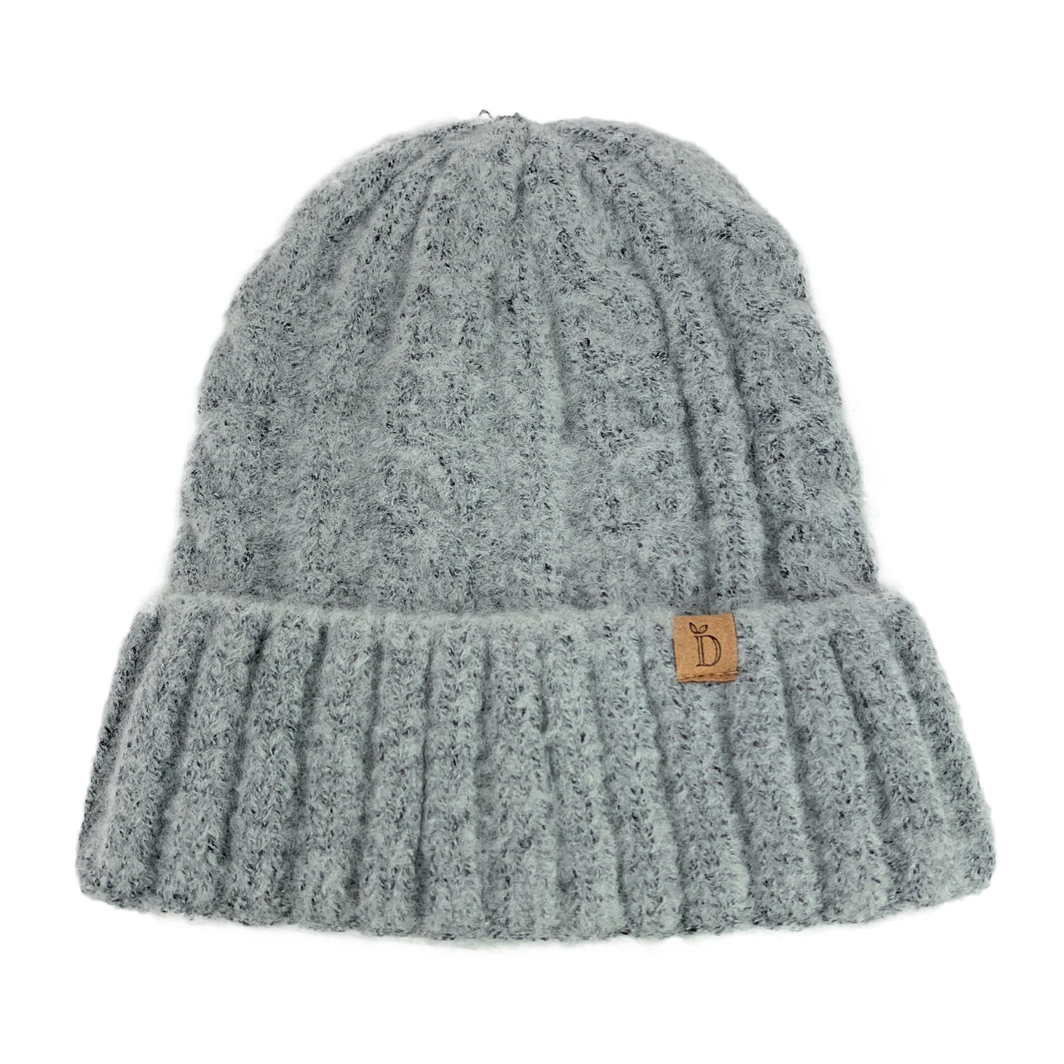Empire Cove Winter Cable Knit Cuff Beanie-Black-