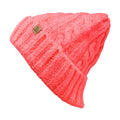 Empire Cove Winter Cable Knit Cuff Beanie-Neon Pink-