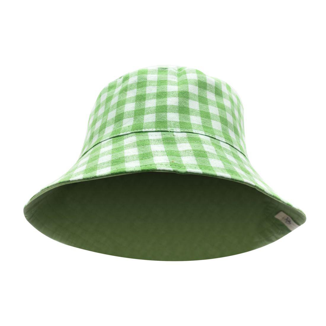 Empire Cove Checkered Tile Bucket Hat Reversible Fisherman Cap Women Men-Black-