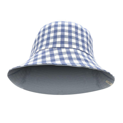 Empire Cove Checkered Tile Bucket Hat Reversible Fisherman Cap Women Men-Black-