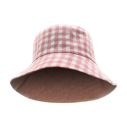 Empire Cove Checkered Tile Bucket Hat Reversible Fisherman Cap Women Men-Black-