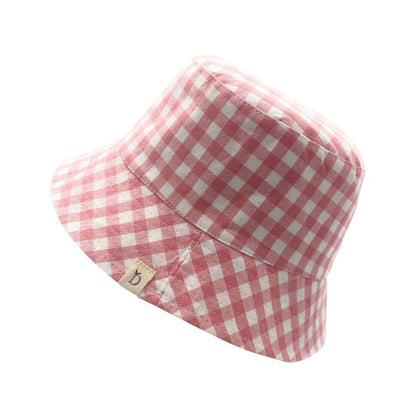 Empire Cove Checkered Tile Bucket Hat Reversible Fisherman Cap Women Men-Black-