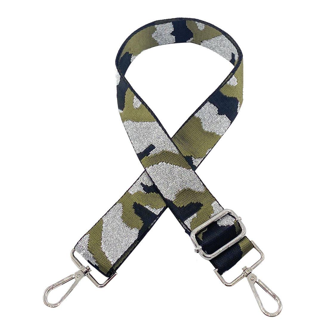 Empire Cove Shoulder Purse Bag Guitar Straps Crossbody Handbag Adjustable-Camo Green-