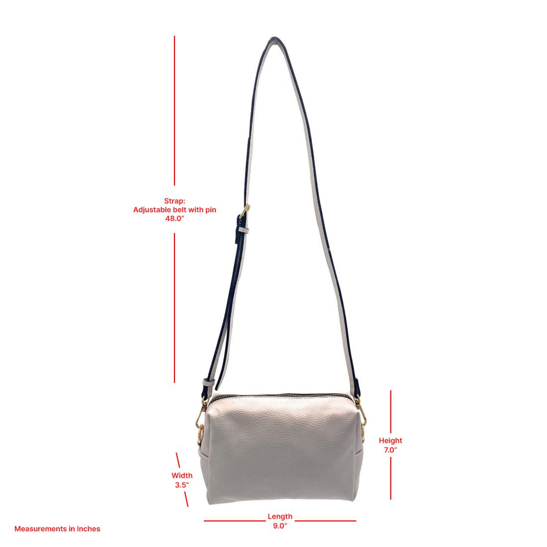 Empire Cove Faux Leather Crossbody Bag Purse Shoulder Handbag Messenger-Camel-