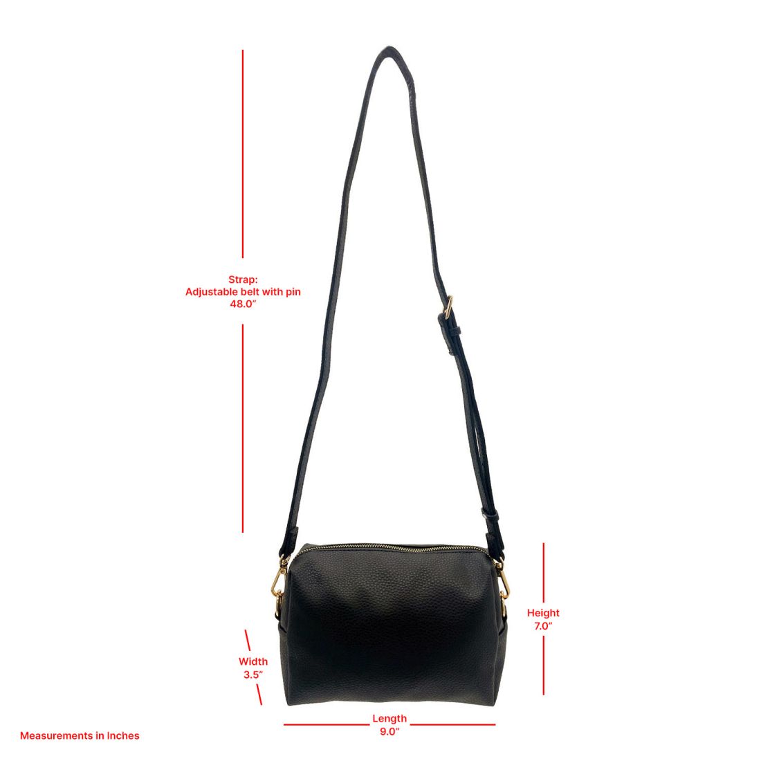 Empire Cove Faux Leather Crossbody Bag Purse Shoulder Handbag Messenger-Camel-