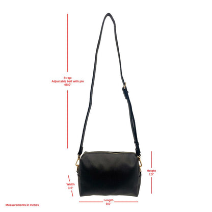 Empire Cove Faux Leather Crossbody Bag Purse Shoulder Handbag Messenger-Camel-