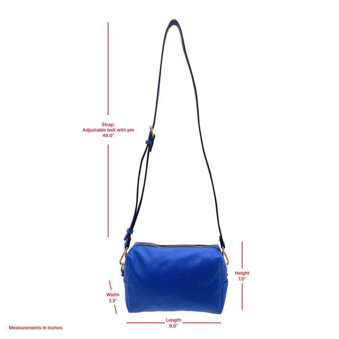Empire Cove Faux Leather Crossbody Bag Purse Shoulder Handbag Messenger-Camel-