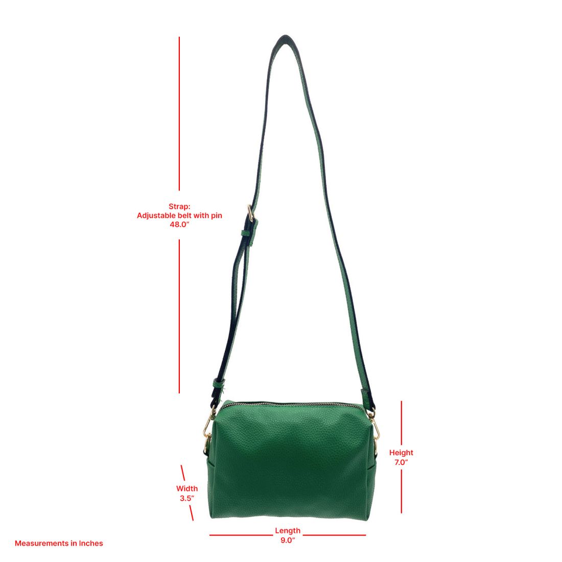 Empire Cove Faux Leather Crossbody Bag Purse Shoulder Handbag Messenger-Camel-
