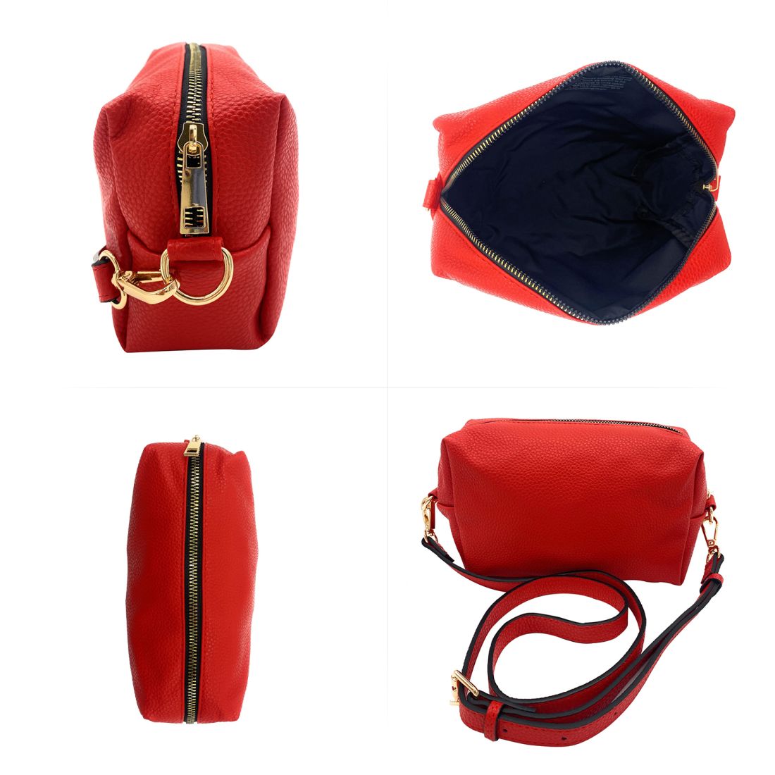 Empire Cove Faux Leather Crossbody Bag Purse Shoulder Handbag Messenger-Camel-
