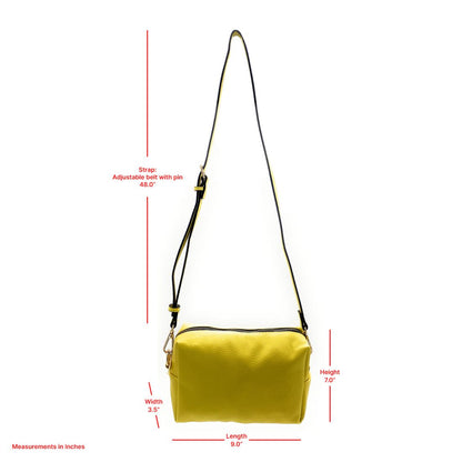 Empire Cove Faux Leather Crossbody Bag Purse Shoulder Handbag Messenger-Camel-
