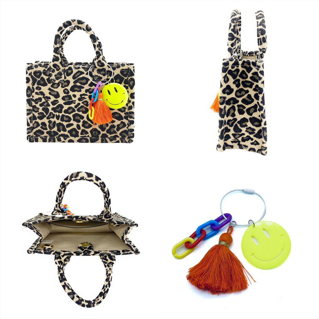 Empire Cove Stylish Mini Tote Bags with Tassels Purse Handbags Satchel Bag-Speckle Green-