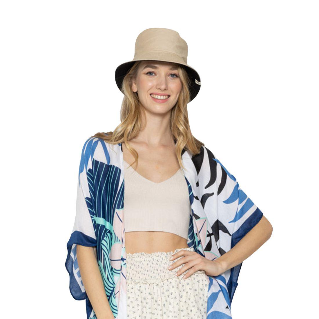Empire Cove Classic Cotton Bucket Hat Reversible Fisherman Cap Women Men Summer-Green-