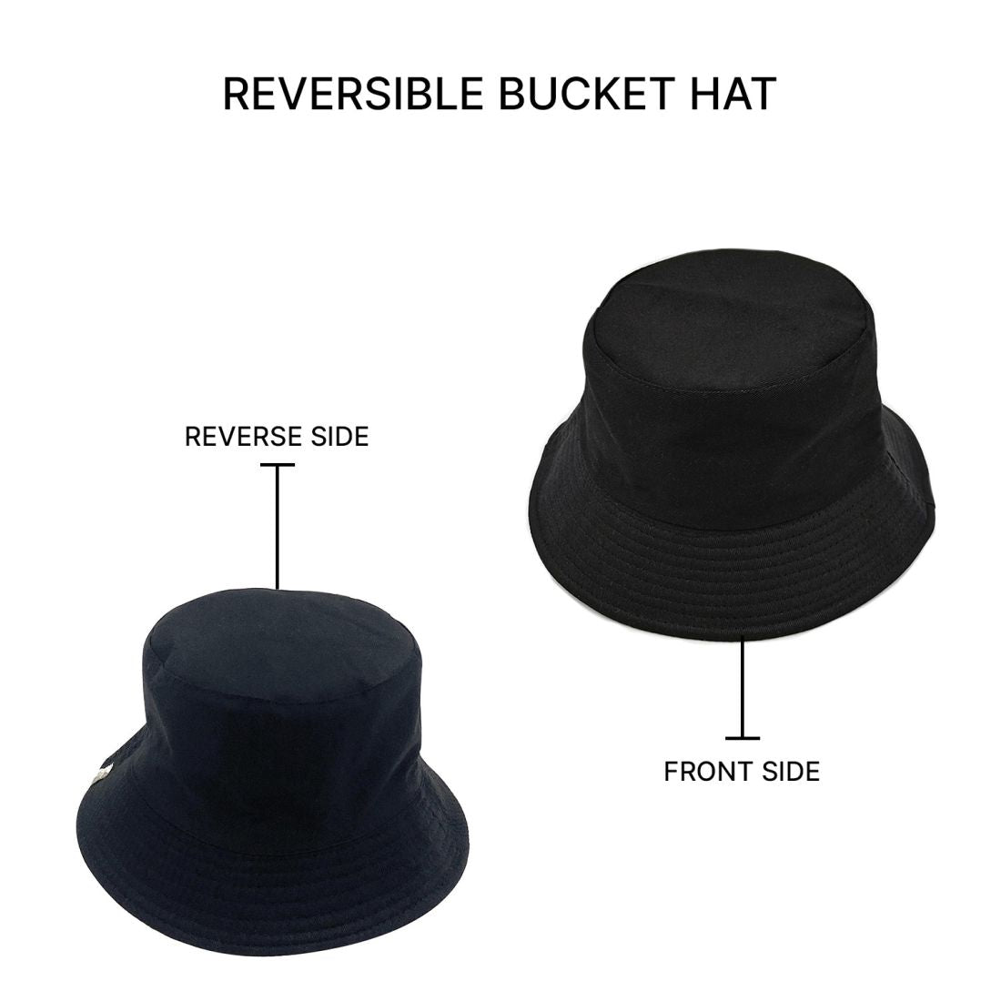 Empire Cove Classic Cotton Bucket Hat Reversible Fisherman Cap Women Men Summer-Green-