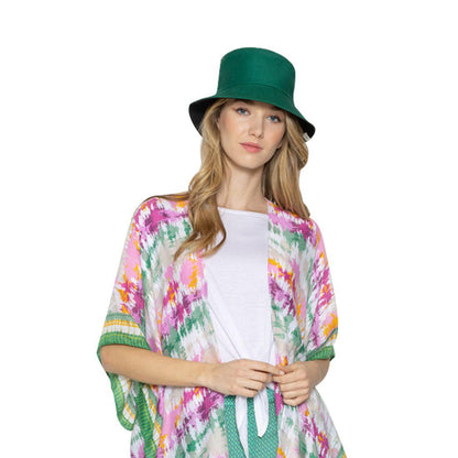 Empire Cove Classic Cotton Bucket Hat Reversible Fisherman Cap Women Men Summer-Green-