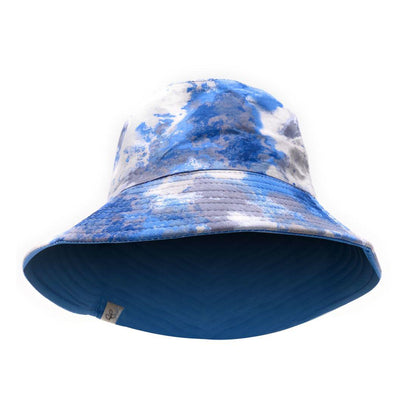 Empire Cove Tie Dye Ice Crumple Bucket Hat Reversible Fisherman Cap Women Men-Purple-