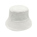 Empire Cove Terry Cloth Bucket Hat Fisherman Cap Women Men Summer Beach Sun Hat-White-