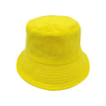 Empire Cove Terry Cloth Bucket Hat Fisherman Cap Women Men Summer Beach Sun Hat-Yellow-