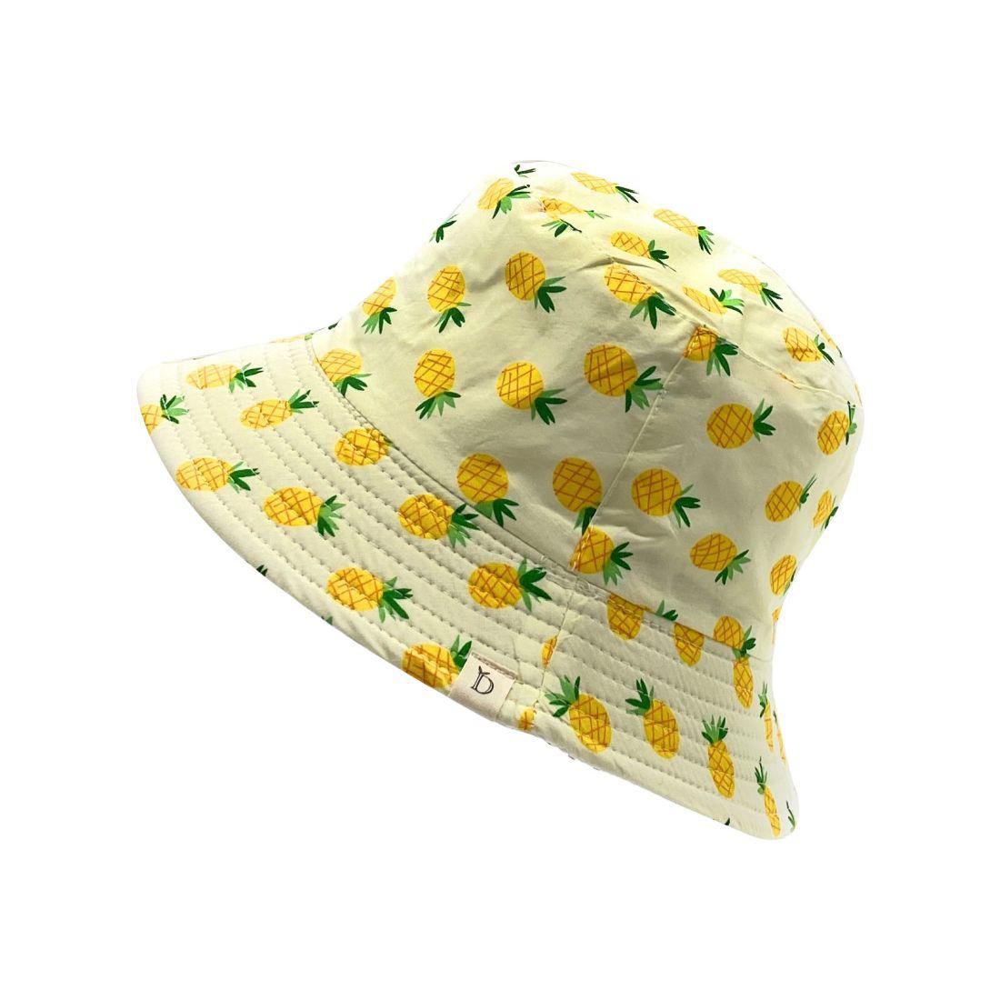 Empire Cove Fruit Print Bucket Hat Reversible Fisherman Cap Women Men Summer-Watermelon Green-