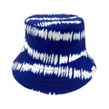 Empire Cove Tie Dye Stripes Bucket Hat Reversible Fisherman Cap Women Men Summer-Navy-