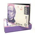 Mexico Mexican Flag Money Bifold Wallets In Gift Box Mens Womens Youth - Peso Ne-Mexican New Peso-