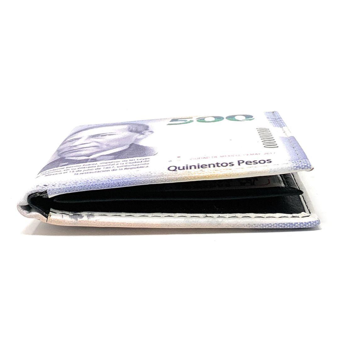 Mexico Mexican Flag Money Bifold Wallets In Gift Box Mens Womens Youth - Peso Ne-Mexican Eagle-