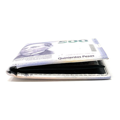 Mexico Mexican Flag Money Bifold Wallets In Gift Box Mens Womens Youth - Peso Ne-Mexican Eagle-