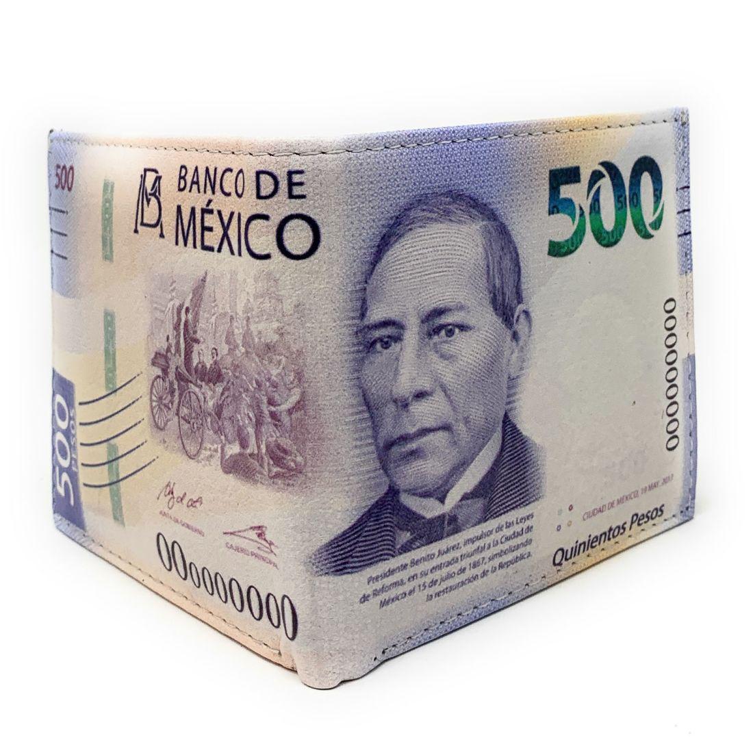Mexico Mexican Flag Money Bifold Wallets In Gift Box Mens Womens Youth - Peso Ne-Mexican Eagle-