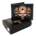 Gothic Skull Grim Reaper Bifold Wallets In Gift Box Mens Womens-Skulls-