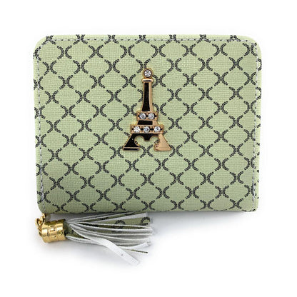 Empire Cove Stylish Printed Bifold Wallets for Women Ladies Teens Card Holder-Gray-