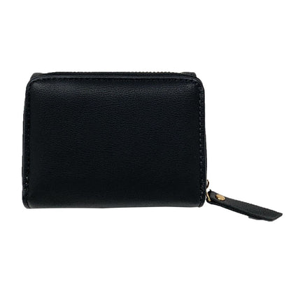 Empire Cove Stylish Trifold Love Wallets for Women Ladies Teens Card Coin Holder-Black-