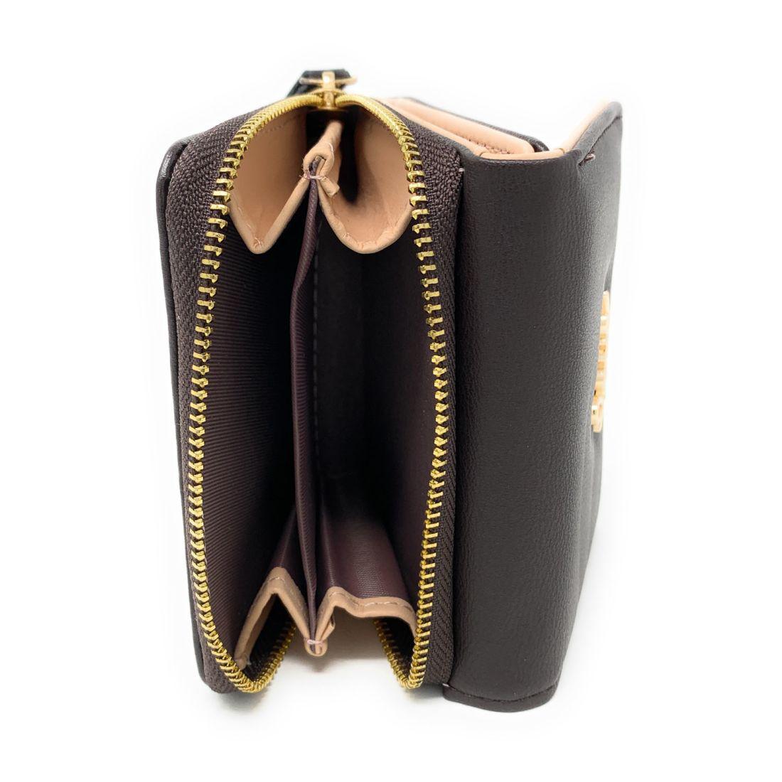 Empire Cove Stylish Trifold Love Wallets for Women Ladies Teens Card Coin Holder-Black-