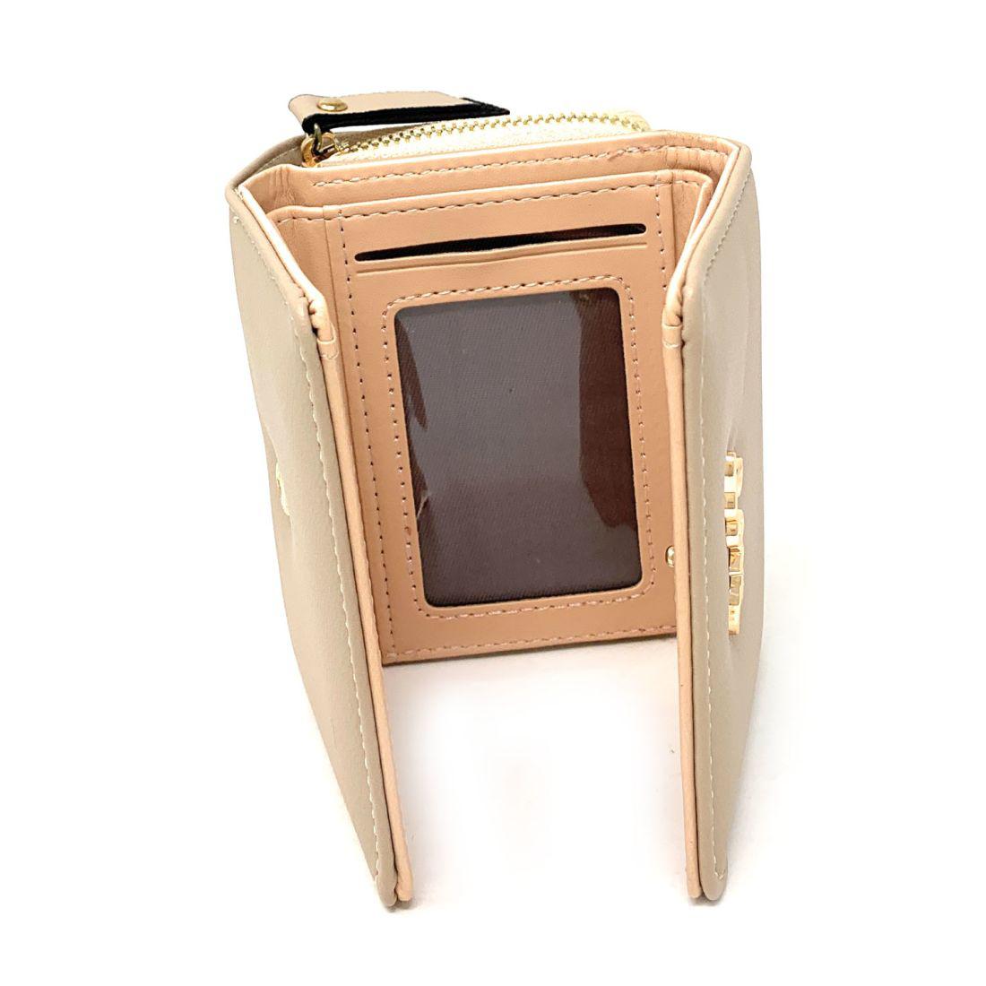 Empire Cove Stylish Trifold Love Wallets for Women Ladies Teens Card Coin Holder-Black-