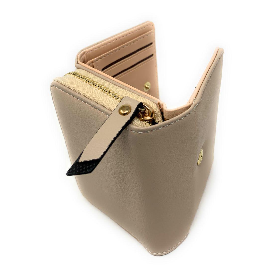 Empire Cove Stylish Trifold Love Wallets for Women Ladies Teens Card Coin Holder-Black-