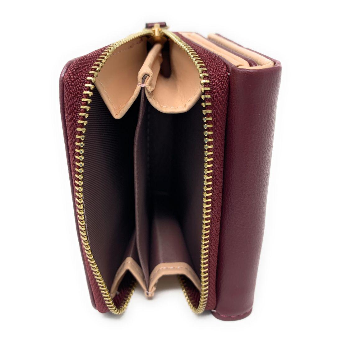 Empire Cove Stylish Trifold Love Wallets for Women Ladies Teens Card Coin Holder-Black-