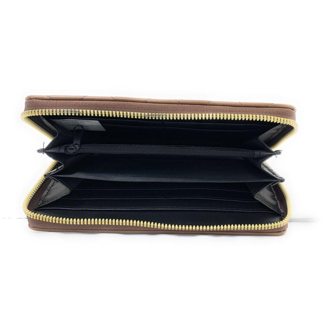 Empire Cove Stylish Fashionable Quilted Love Heart Zip Wallets Womens Teens-Black-