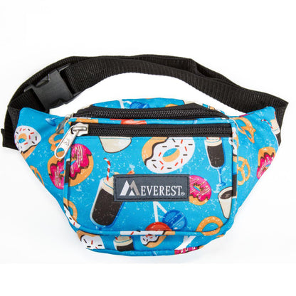 Everest Signature Pattern Waist Fanny Pack-Donuts-